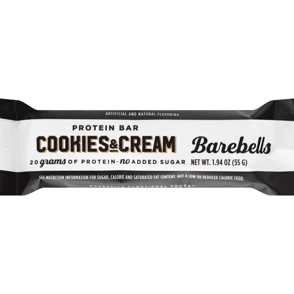 Barebells Cookies and Cream Protein Bar (12/1.94oz)