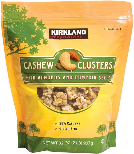 Kirkland Signature Cashew Clusters 32 oz