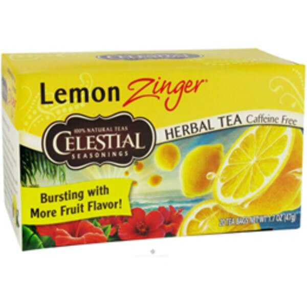 Celestial Seasonings Lemon Zinger Herbal Tea Office Coffee Company